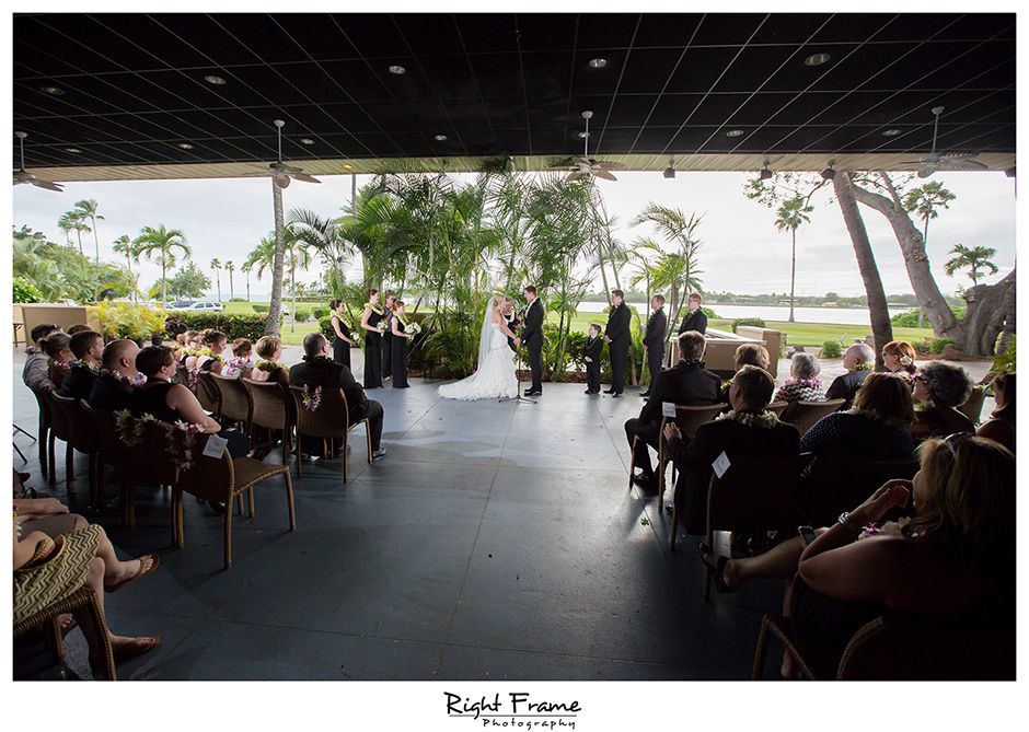 Hickam AFB Wedding Officer's Club by RIGHT FRAME PHOTOGRAPHY