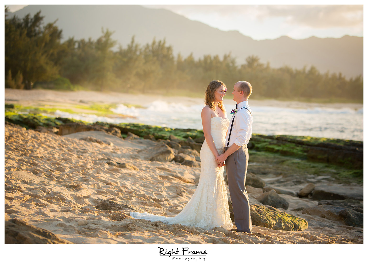 Papailoa Beach Wedding On North Shore Oahu By Right Frame