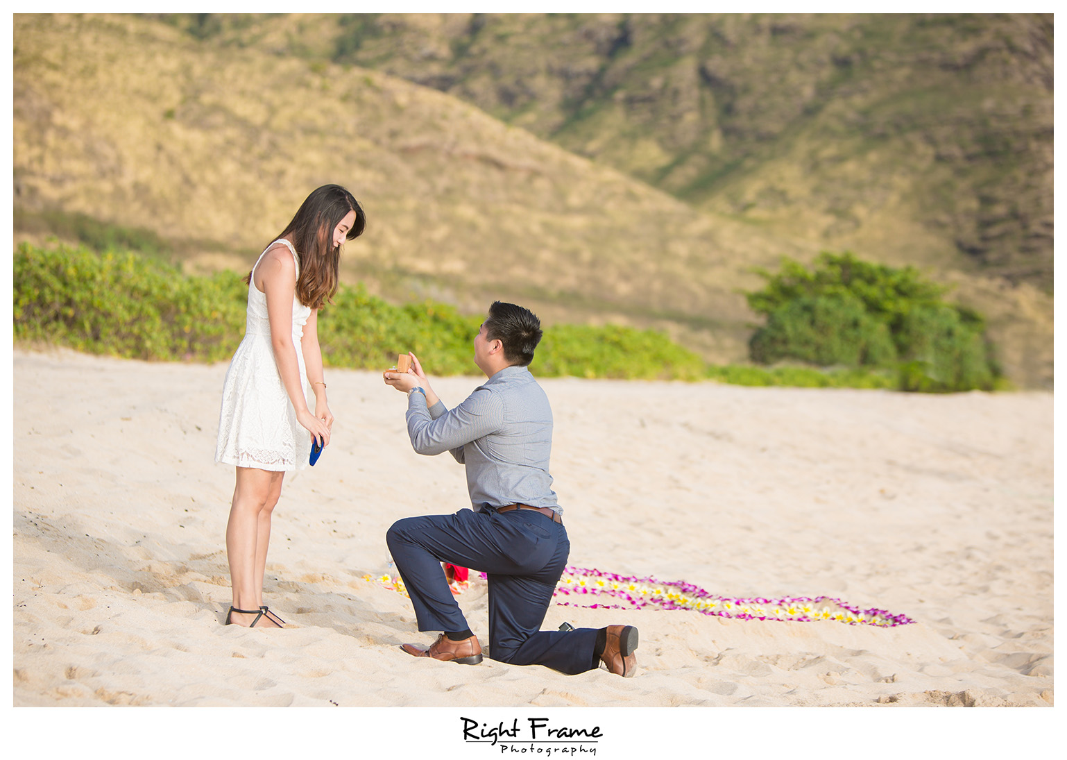 Romantic Surprise Hawaii Engagement Proposal