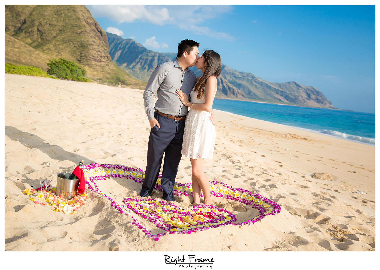 Romantic Surprise Hawaii Engagement Proposal