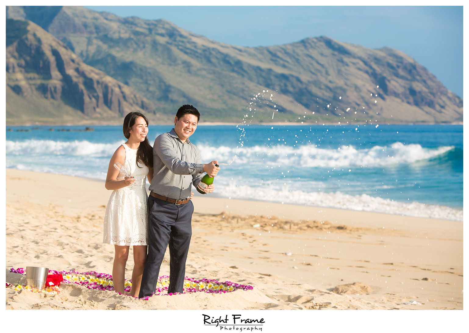 Romantic Surprise Hawaii Engagement Proposal