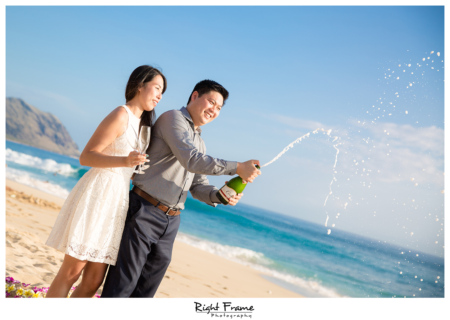 Romantic Surprise Hawaii Engagement Proposal
