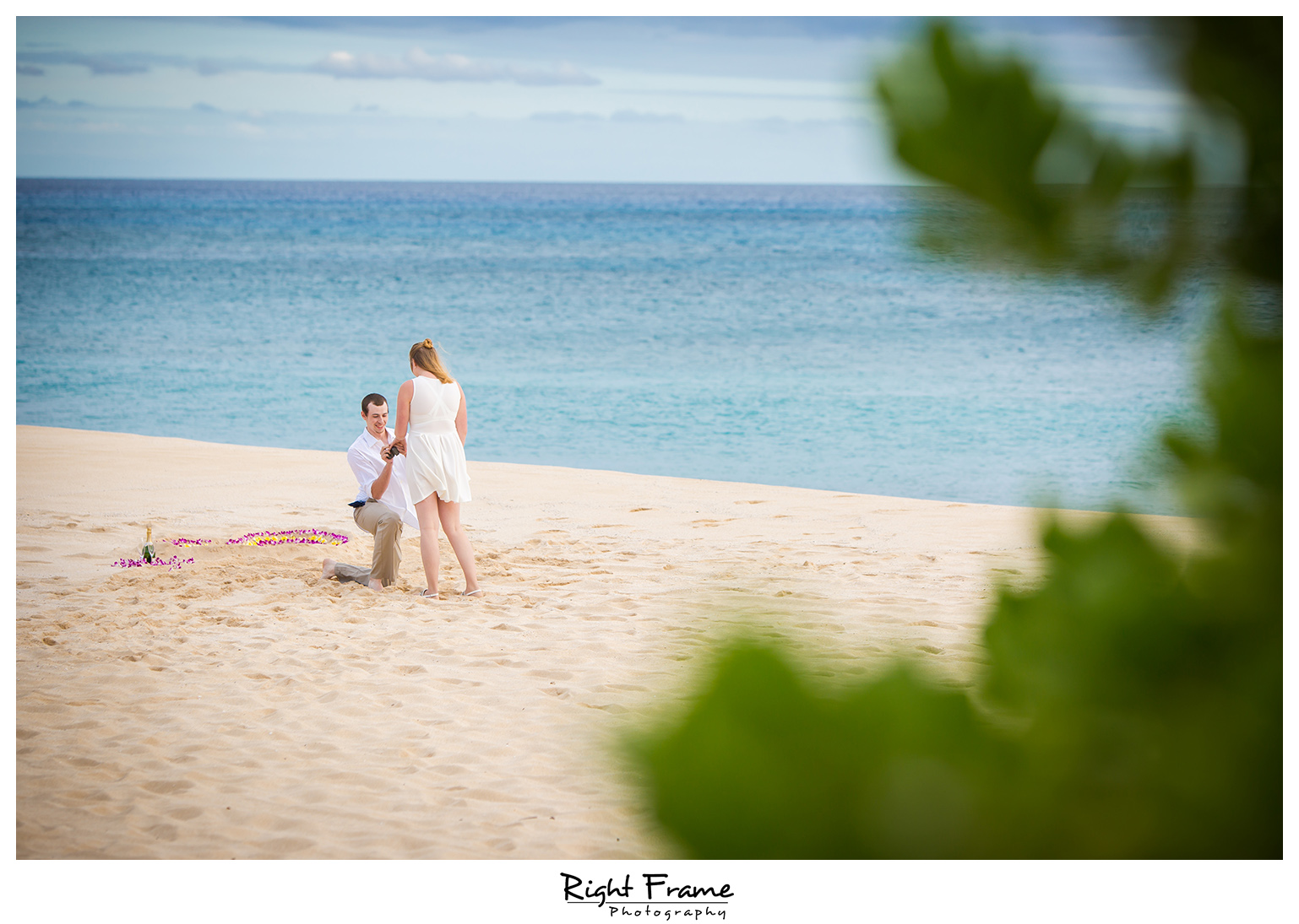 Hawaii Surprise Sunset Proposal She Said Yes