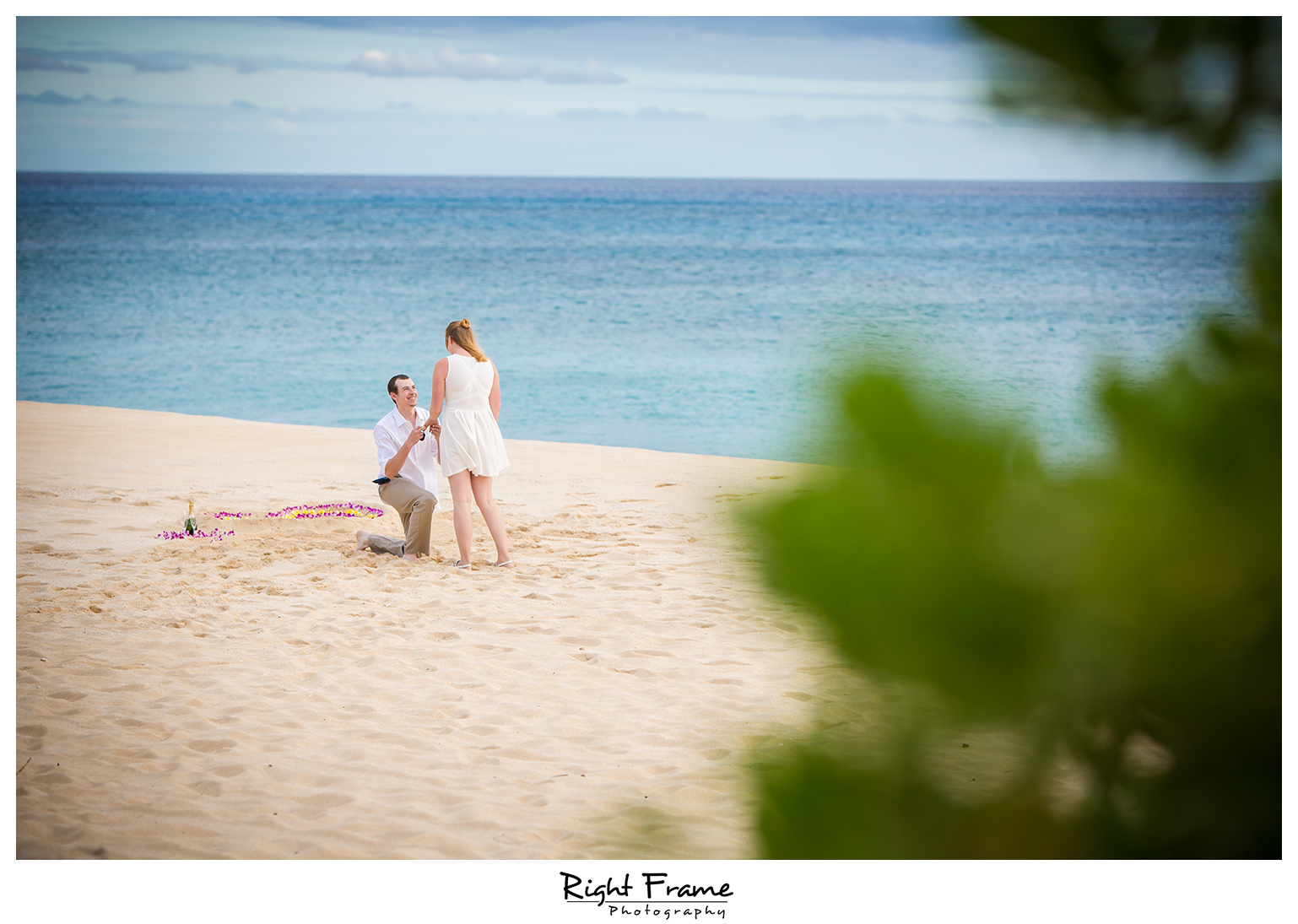 Hawaii Surprise Sunset Proposal She Said Yes
