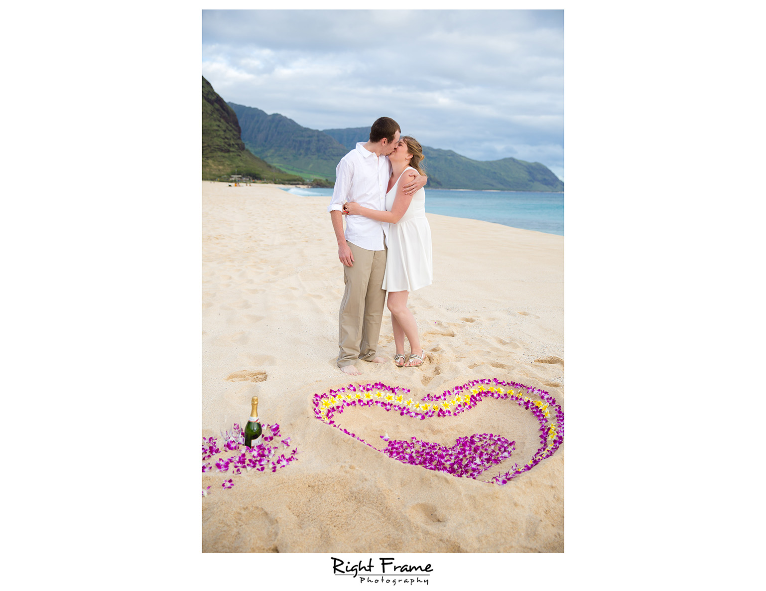 Hawaii Surprise Sunset Proposal She Said Yes