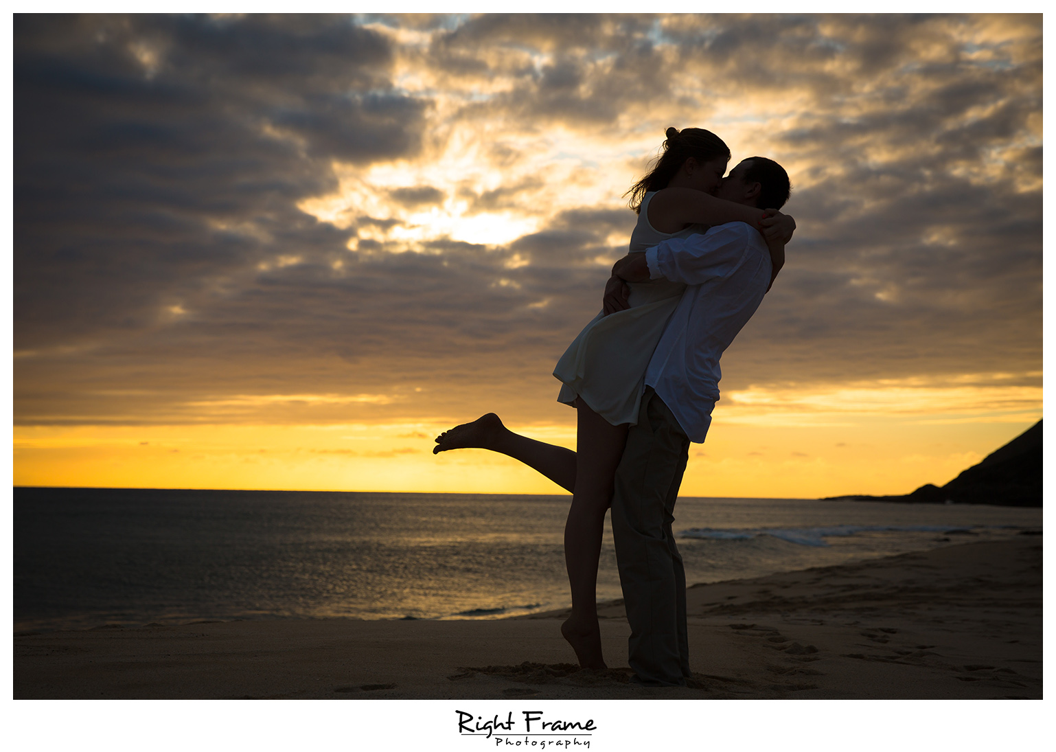 Hawaii Surprise Sunset Proposal She Said Yes