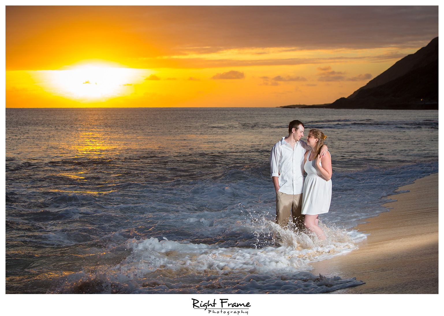 Hawaii Surprise Sunset Proposal She Said Yes