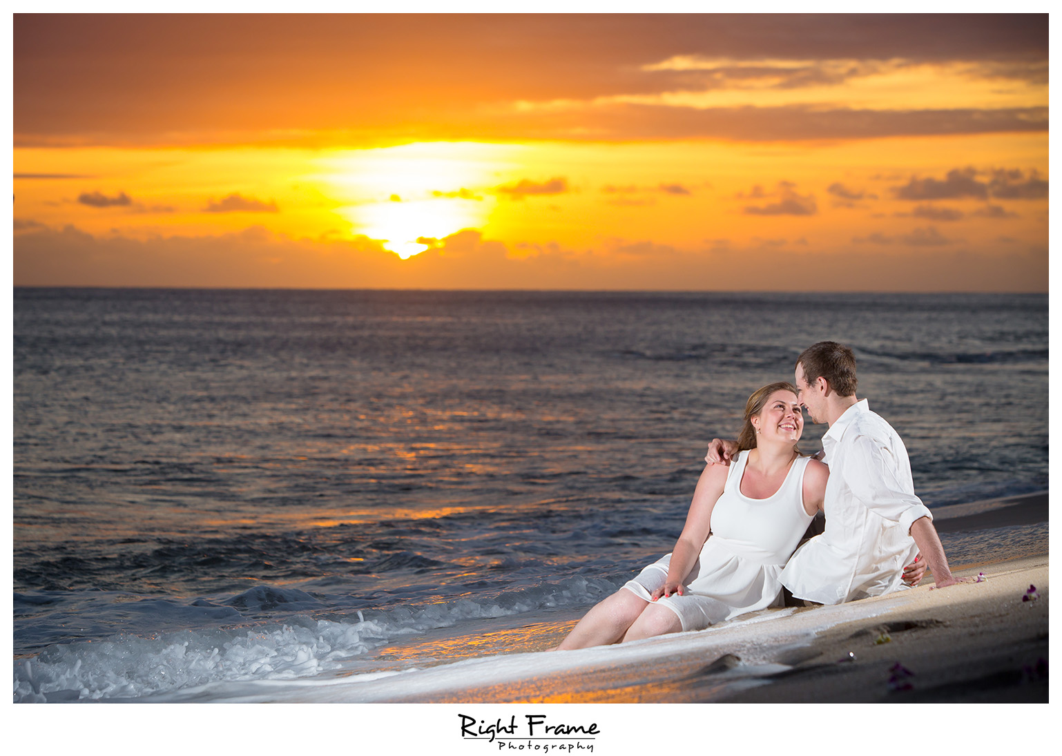 Hawaii Surprise Sunset Proposal She Said Yes