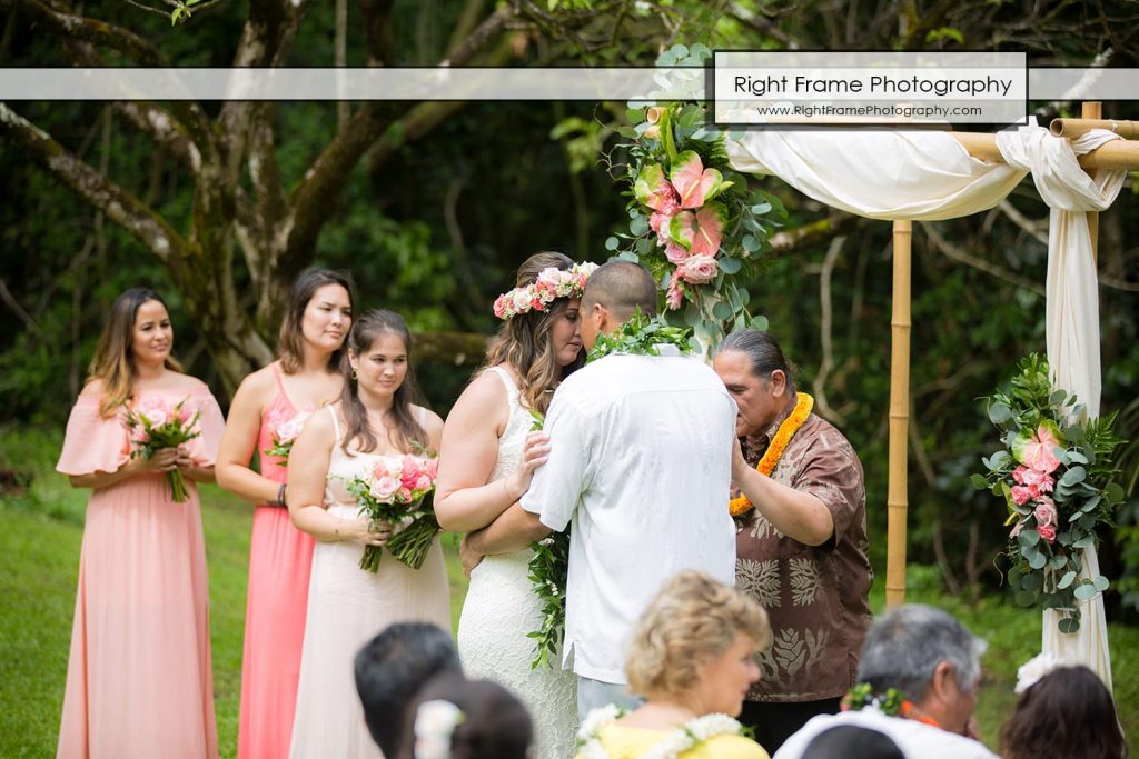 Ho`omaluhia Botanical Garden Wedding Kaneohe, Oahu, Hawaii by RIGHT