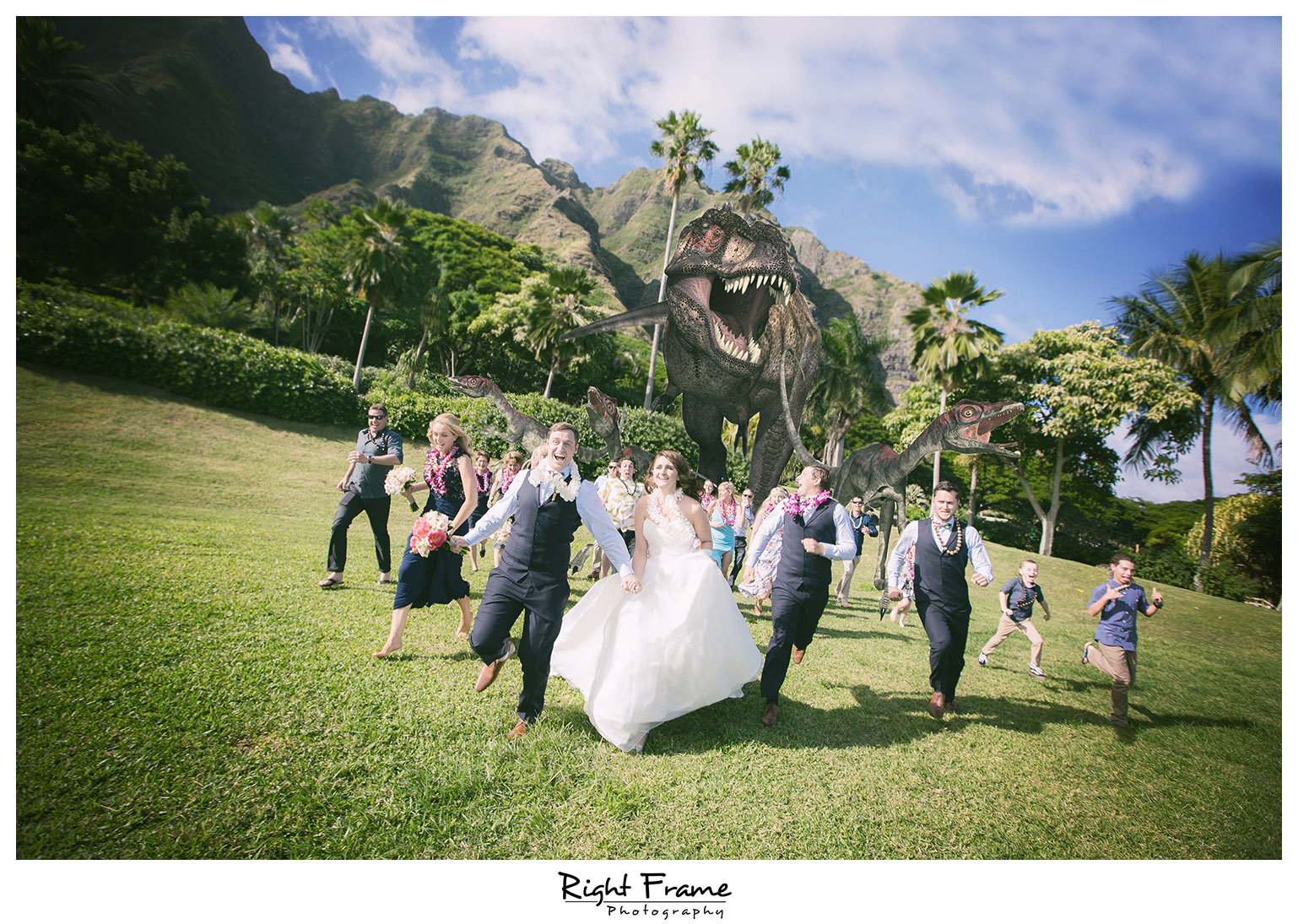Hawaii Kualoa Ranch Wedding At Paliku Gardens By Right Frame Photography Oahu Hawaii Kualoa Ranch Wedding Paliku Gardens