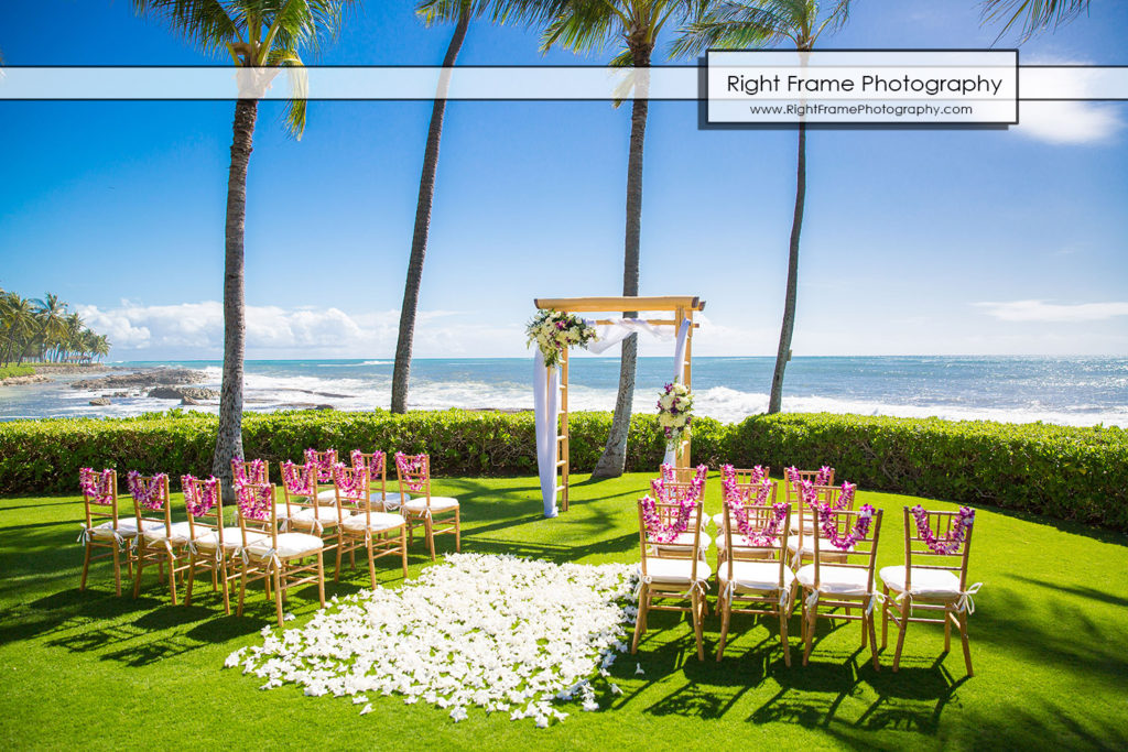 Beautiful Paradise Cove Wedding Ko Olina Oahu By Right Frame Beautiful Paradise Cove Wedding Ko Olina Hawaii
